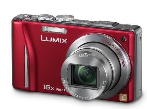 Image of Panasonic Lumix TZ20 Digital Camera - Red (14.1MP MOS, 16x Optical Zoom) 3 inch Touchscreen LCD (Renewed)