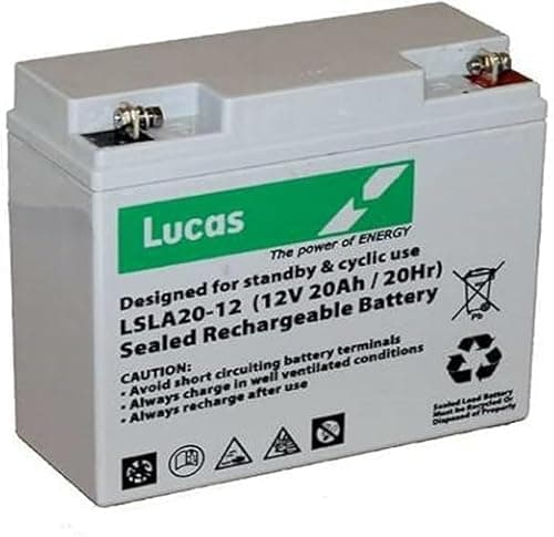 Image of LUCAS 12V 20AH RECHARGEABLE BATTERY