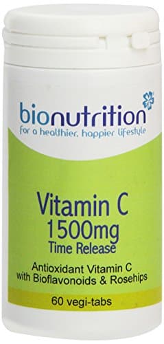 Image of Bio Nutrition Vitamin C 1500mg Time Release - Antioxidant Vitamin C with Bioflavonoids - 60 vegi-tabs