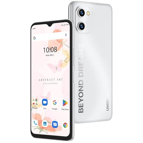 Image of UMIDIGI Mobile Phones, 128GB ROM/2TB TF Phone Unlocked, 50MP Camera,Octa-Core Unlocked Phone Android,6GB RAM, 5150mAh,6.52”HD+Screen,4G LTE SIM Free, Dual SIM Smartphone, Face ID/GPS/OTG-UK Version
