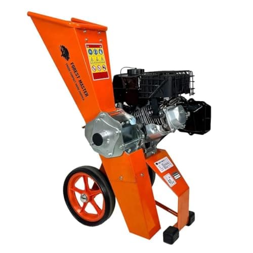 Image of FM6DD-MUL 6HP Petrol Wood Chipper, Shredder & Mulcher – Self-Feeding, Chips up to 50mm – Adjustable Chute – Compact Garden Waste Solution – UK Patented & Designed