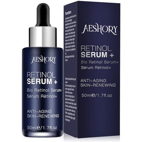 Image of Retinol Serum for Face/Neck/Eyes 50ml, High Strength with 5% Retinol, 30% Vitamin C, Vitamin E & Hyaluronic Acid - Anti Aging Facial Serum for Moisturizing, Fine Line and Wrinkles, Skin Repair
