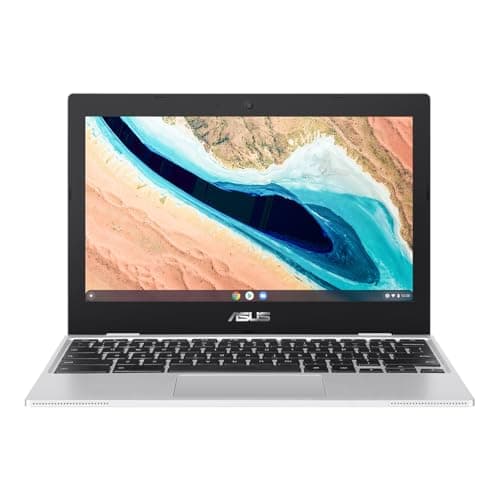 Image of ASUS Chromebook CX1, 11.6" HD NanoEdge Display, Intel Celeron N4020 Processor, 64GB eMMC, 4GB RAM,Military Grade Standard Chrome OS, Transparent Silver, CX1101CMA-DB44