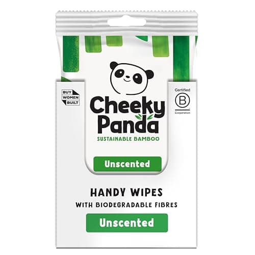 Image of The Cheeky Panda Bamboo Hand Wipes | 12 Packs of 12 Travel Wipes | 100% Plastic Free and Biodegradable Wet Wipes (Packaging May Vary)
