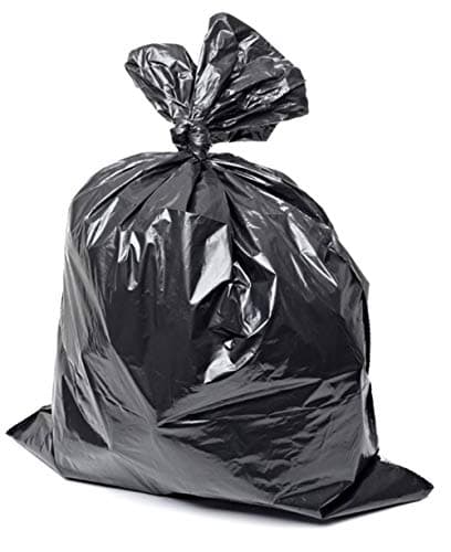 Image of 200 strong duty black refuse sacks (Black)