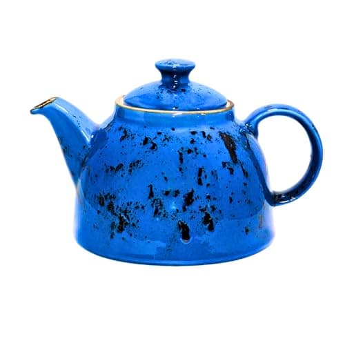 Image of Everypan Jolie Ceramic Teapot 1L – Glazed Stoneware Tea Pot for Tea & Hot Drinks with Drip-Free Spout, Comfortable Easy-Grip Handle (Midnight Blue)