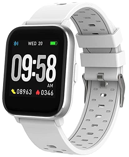 Image of Denver SW-164 Bluetooth Waterproof Smart Watch - Body Temp, Blood Oxygen, Heart Rate, Sleep Monitor - Sports Activity Tracker - iOS and Android (UK Version)