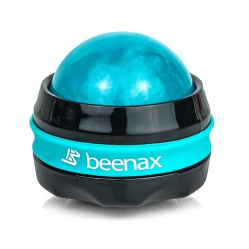 Image of Beenax Massage Roller Ball, Sore and Tight Muscle Pain Relief, Manual Self Massager, Relax Shoulders, Arms, Neck, Back, Legs, Calves, Foot and Body Tension, Essential Oil or Lotion