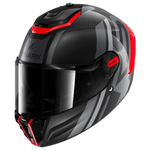 Image of Shark Spartan RS Shawn Carbon Helmet, black/red, M (57/58)