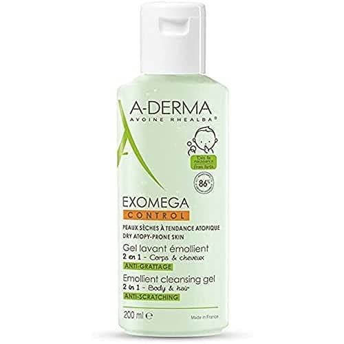 Image of A-DERMA Exomega Control 2in1 Emollient Cleansing Gel (200 ml)