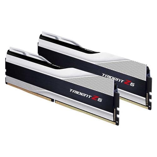 Image of G.SKILL Trident Z5 Silver 32GB Kit (2x16GB) DDR5-6000 CL36 DIMM Memory F5-6000J3636F16GX2-TZ5S, Multicolour