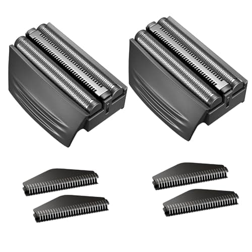 Image of Shaver Replacement Foil Head Compatible with Remington Titanium-X Flex & Pivot Foil and Cutter F5800 & F7800 F4900 (Black/2PACK)
