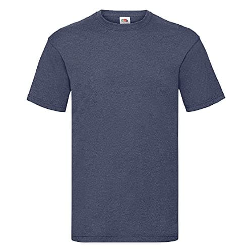 Image of Fruit of the Loom Mens Valueweight Short Sleeve T-Shirt (2XL) (Vintage Heather Navy)