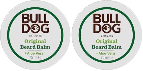 Image of BULLDOG SKINCARE - Original Beard Balm, For Condition & Light Hold, For All Beard Types, 75g (Pack of 2)