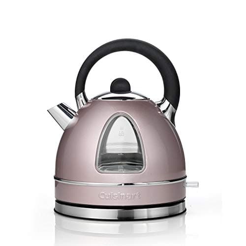 Image of Cuisinart Traditional style Electric kettle Fast boil, cordless, quiet, easy pour Easy clean, removable limescale filter 1.7L capacity 3kW Matching toaster available Vintage Rose