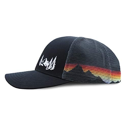 Image of Grace Folly Trucker Hat for Men or Women- Many Cool Designs (Mountain- Mesh Print)