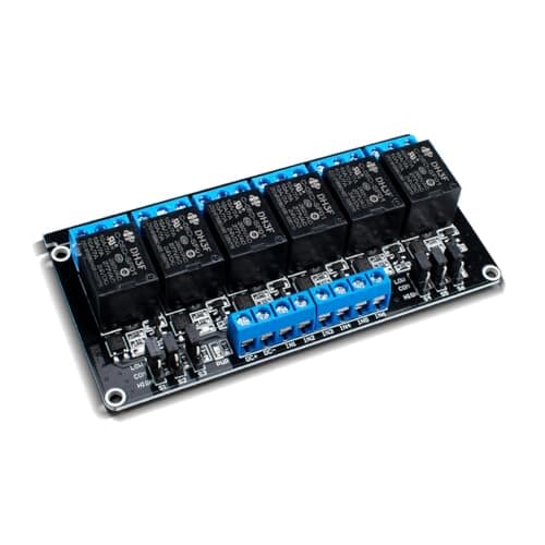 Image of Innfeeltech 1pcs DC 5V Relay Module 6 Channel Relay with Optocoupler High or Low Level Trigger Expansion Board