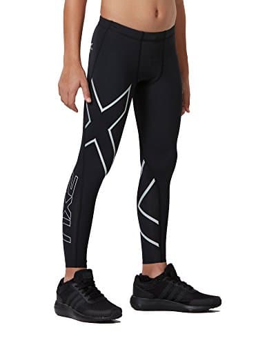 Image of 2XU Boys Youth Compression Tights - Black/Black, Large (140-160cm)