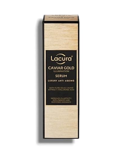 Image of Lācurā - Aldi | Caviar Gold - Serum | Luxury Anti - Ageing with Gold Caviar Extract and Hyaluronic Acid | 30mL [IMPERFECT BOX]