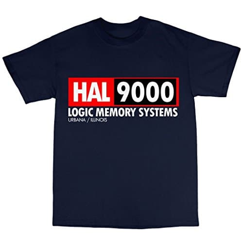 Image of Bees Knees Tees Hal 9000 T-Shirt Navy Blue