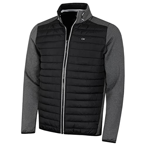 Image of Calvin Klein Mens Hybrid Jacket - Charcoal/Black - L