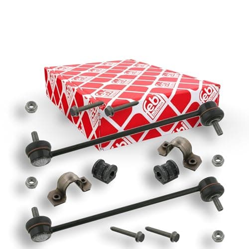 Image of febi bilstein 37077 Anti Roll Bar Bush Kit with stabiliser links, pack of one
