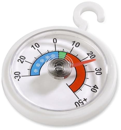 Image of Xavax Analogue Thermometer for Refrigerator, Freezer and Chest Freezer, Round