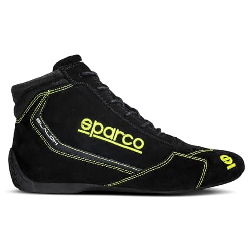 Image of Sparco Slalom Ankle Boots 2022 Size 45 Black/Yellow, Unisex Adult Boots, Standard, EU