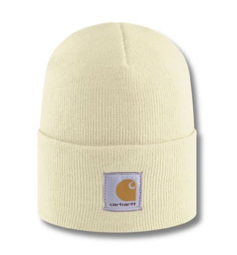 Image of Carhartt Women's Watch Hat Beanie, Winter White, One Size