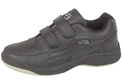 Image of Dek Mens Orleans Wide Trainers Touch , Black, 13 UK