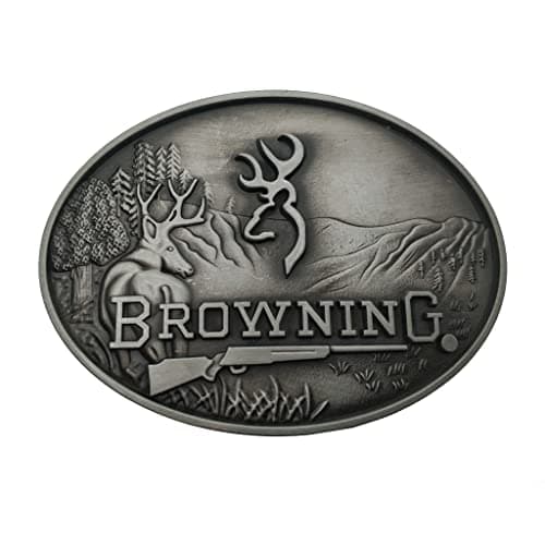 Image of Xwest Country Hunting Belt Buckle Cowboy Western Buckles Grey