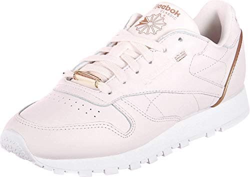 Image of Reebok Classic Leather CL LTHR HW, Pale Pink-Rose Gold-White, 5,5