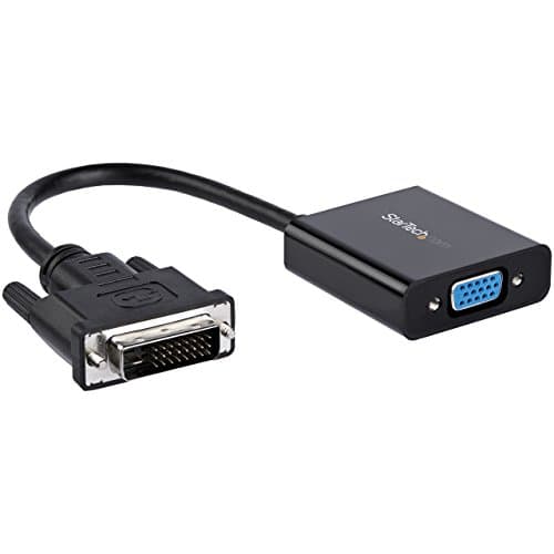 Image of StarTech.com DVI-D to VGA Active Adapter Converter Cable - 1080p - DVI to VGA Converter box (DVI2VGAE),black