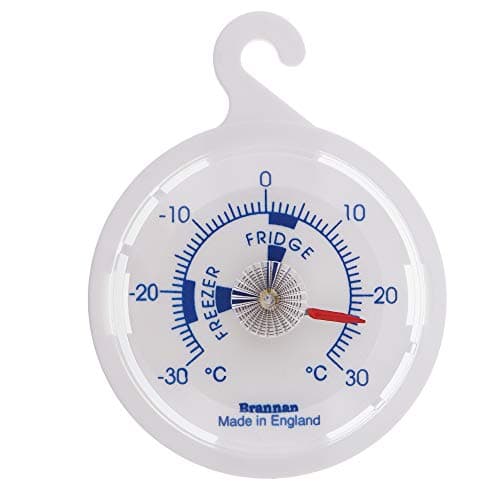 Image of Brannan Fridge Freezer Thermometer with Hanging Hook