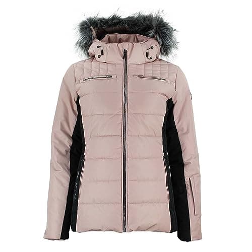 Image of PEAK MOUNTAIN ASALPI women's ski down jacket, Pink, XL