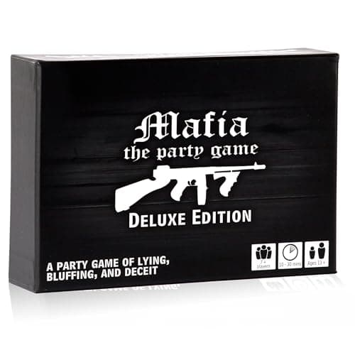 Image of APOSTROPHE Games Mafia The Party Game Deluxe Edition – A Game of Lying, Bluffing and Deceit– Card Game, Adults and Teens – Board Games