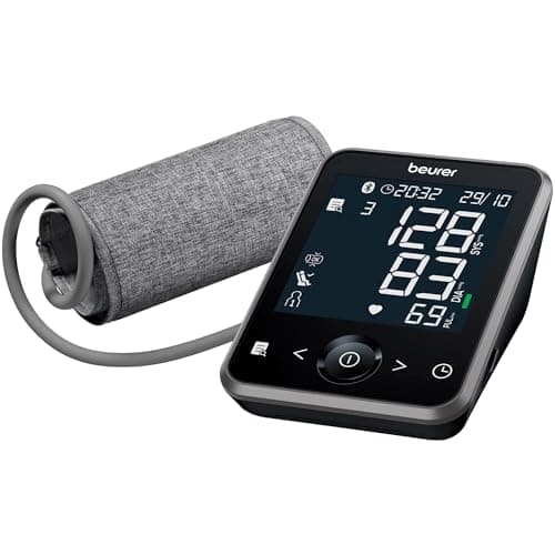 Image of Beurer BM 64 Arm Blood Pressure Monitor, AFib Detection, Patented Sleep Indicator, Sleeve 22-42 cm, with App, Data Transfer to Apple Health