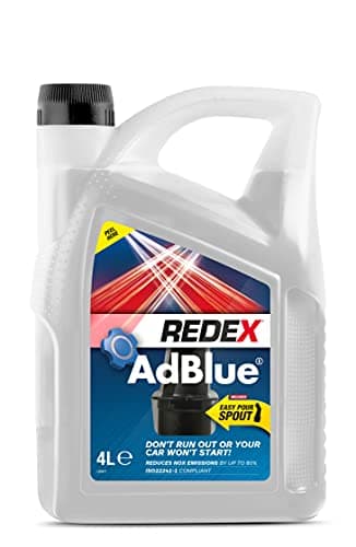 Image of Redex AdBlue Additive 4L, AdBlue With Easy-Pour Spout, Reduces NOX Emissions, Quick & Easy Filling, Keep Spare In Boot, Premium Quality AdBlue Diesel Exhaust Fluid, No-Spill Bottle, 4 Litres