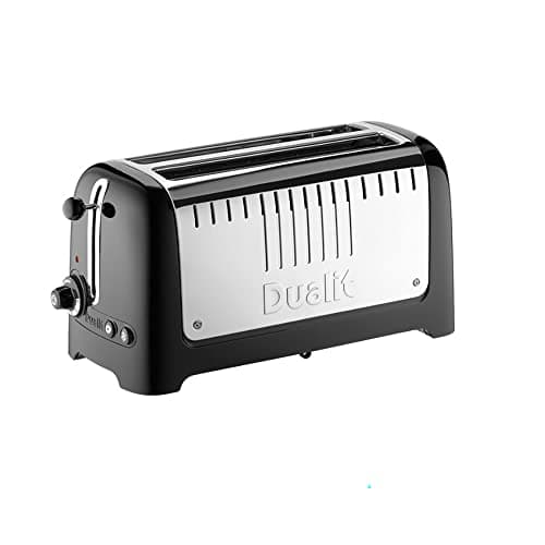 Image of Dualit 46065 Lite Langschlitz Toaster 4 Scheiben Gloss Black