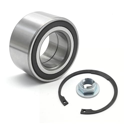 Image of Ollanoos Front Wheel Bearing and Hub Kit, Hub Wheel Bearing Kit with Split Pin and Nut Replacement for Ford Kuga 2008-2023 Diesel Petrol SUV Replaces 1668557 8V4Z1215C WB000053 WB510110 725-1080