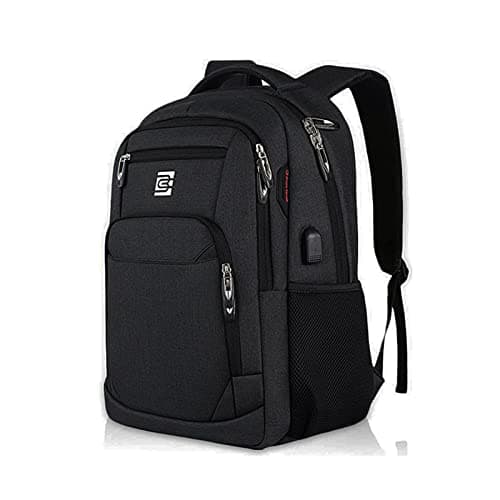 Image of FANDARE Laptop Backpack Business Travel Slim Laptops Backpack with USB Charging Port Waterproof College School Computer Bag Bookbag for Women & Men Fits 15.6 Inch Laptop and Notebook - Black