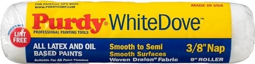Image of Purdy White Dove Roller Sleeve 3/8" Nap - 9 x 1.5 Inch