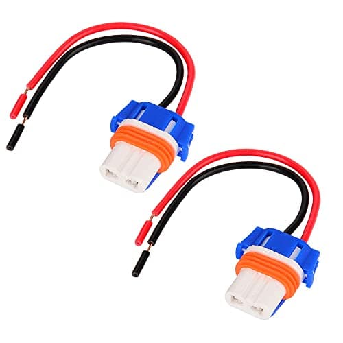 Image of YUNPINGCAR 9005 HB3 Ceramic Socket Wire Harness Connectors for Headlights or Fog Light (9005 HB3 Ceramic Socket)