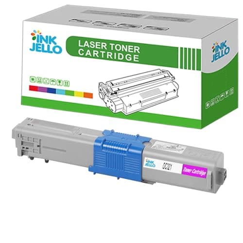 Image of InkJello Compatible Toner Cartridge Replacement for OKI C301 C301dn C321 C321dn MC332 MC332dn MC342 MC342dn MC342dnw MC342dw MC342w OC301-OC321M (Magenta, Single-Pack)