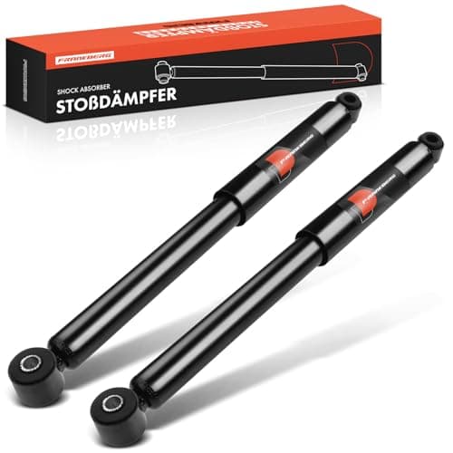 Image of Frankberg 2x Shock Absorber Strut Rear Left Right 537mm Gas pressure Compatible with NP300 Navara D40 NP300 Navara Platform/Chassis D40 Replace# 56200EB30A