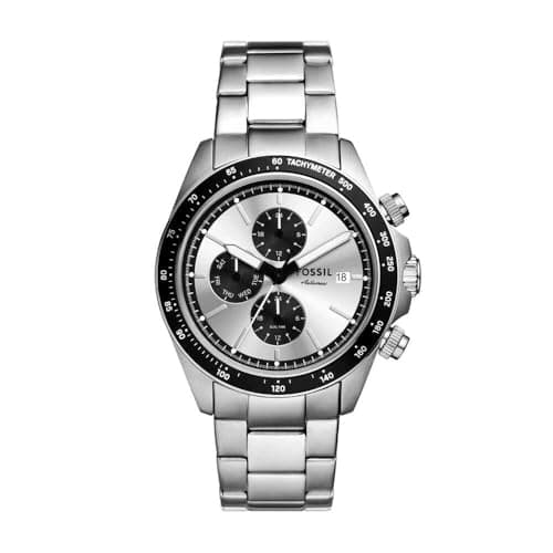 Image of Fossil Autocross Watch for Men, Quartz Multifunction Movement with Stainless Steel or Leather Strap