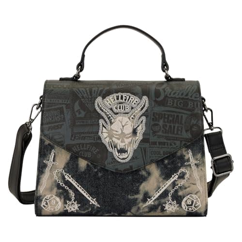 Image of Loungefly Stranger Things 5 Hellfire Club Crossbody Bag