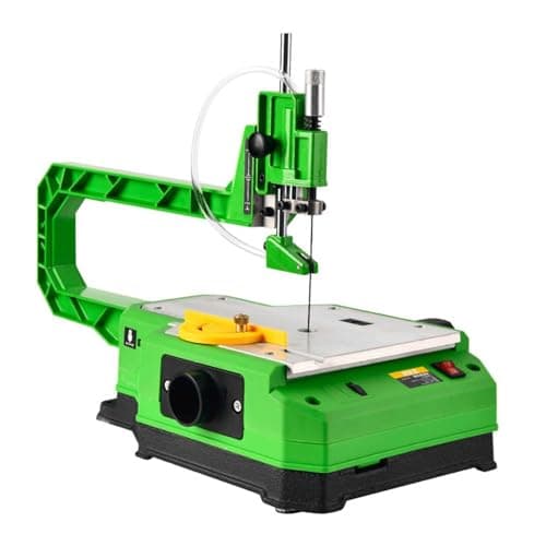 Image of aromaoveite New Electric Jigsaw - Variable Speed Jigsaw, Speed 1200-2400 Rpm, Can Be Used For Metal And Wood Carving, Suitable For Wood And Plastic Cutting. 6blades