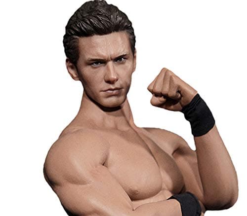 Image of HiPlay 1/6 Scale Male Figure Head Sculpt, Handsome Men Tough Guy, Doll Head for 12" Action Figure Phicen, TBLeague HS005(A)