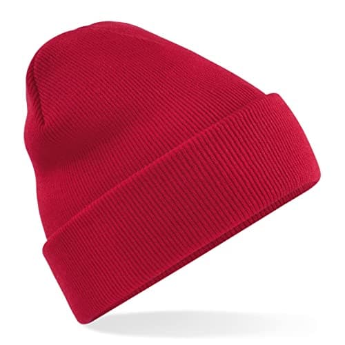 Image of Beechfield B45b Junior Original Cuffed Beanie - Classic Red